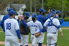 Baseball vs CGA  Wheaton College Baseball vs Coast Guard Academy during game one of the NEWMAC semi-finals playoffs. - (Photo by Keith Nordstrom) : Wheaton, baseball, NEWMAC
